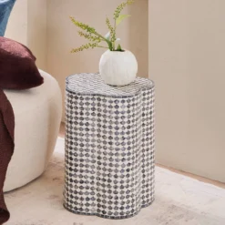 Ada Rose Capiz Side Table