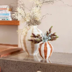 Addie Stripe Vase