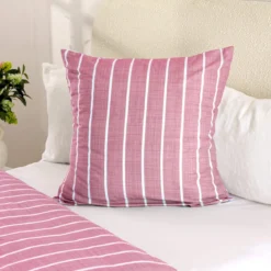 Adria Reversible Pink European Pillowcase