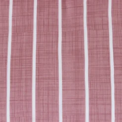 Adria Reversible Pink Stripe Quilt Cover Set