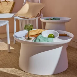 Airlie White Outdoor Coffee Table