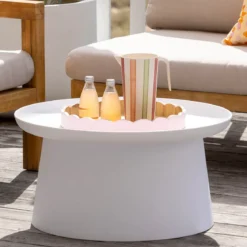 Airlie White Outdoor Coffee Table