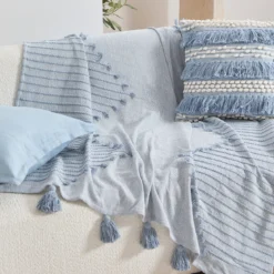 Akela Tufted Cotton Blend Throw
