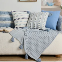 Akela Tufted Cotton Blend Throw