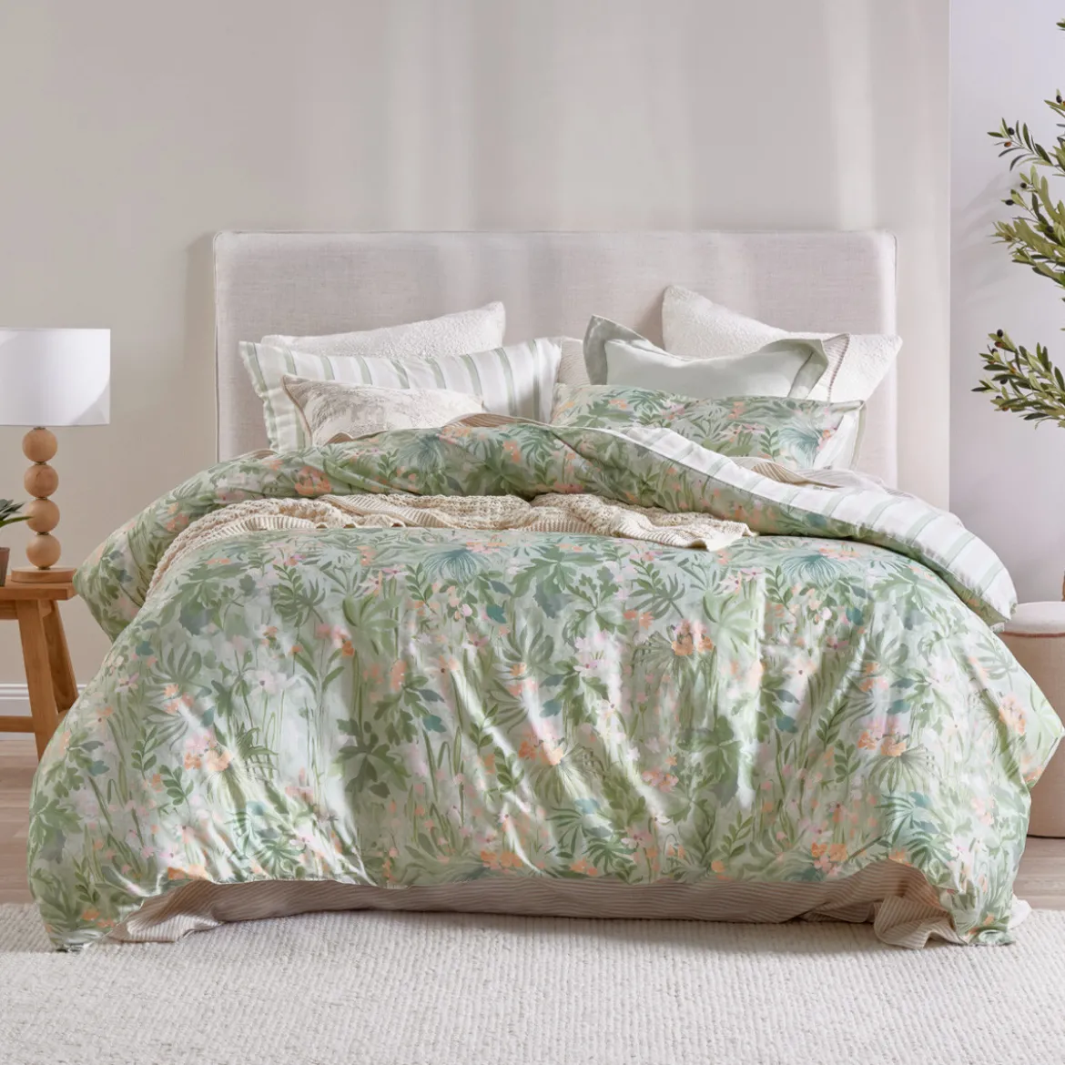 Amaris Floral Quilt Cover Set