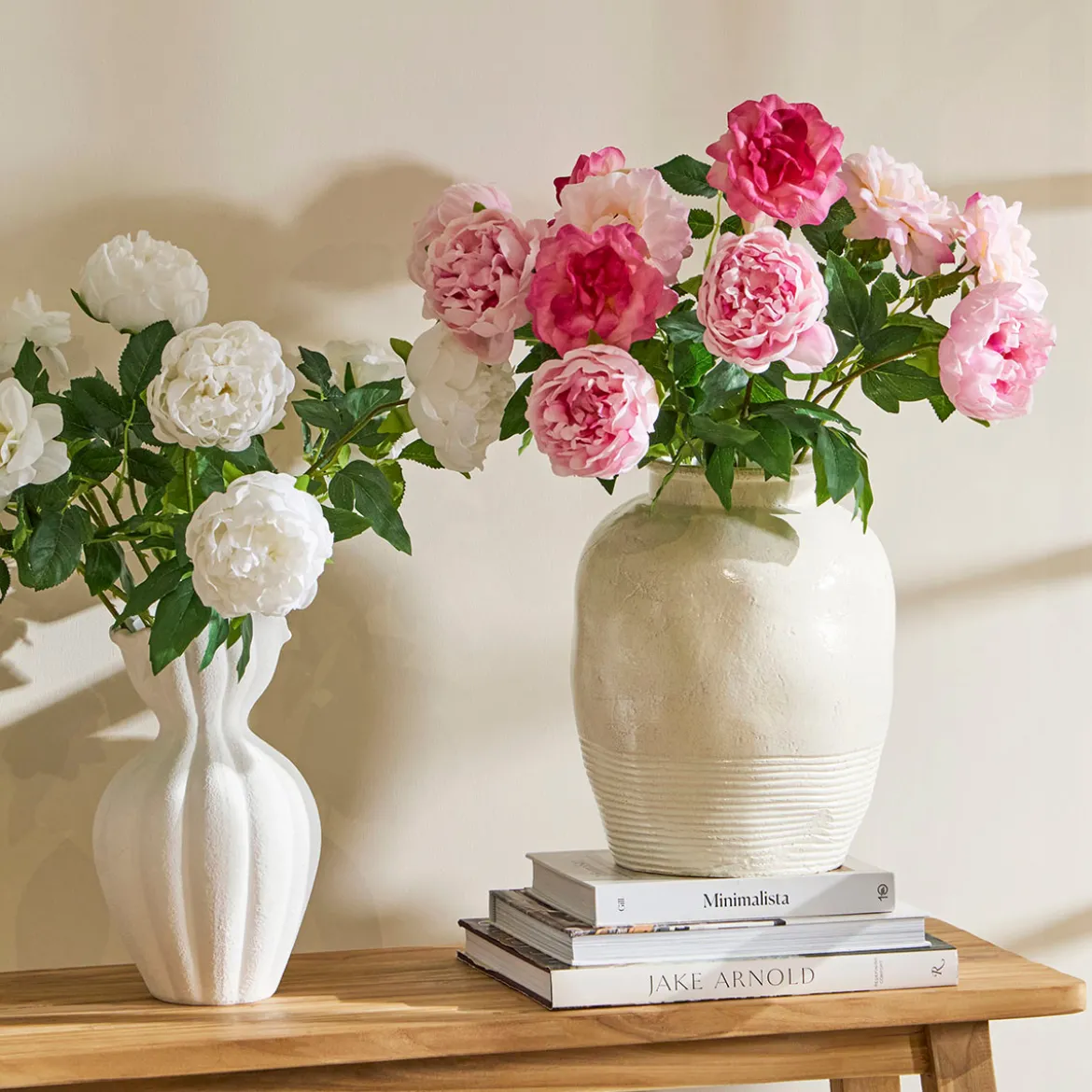 Annabelle Mixed Pink Artificial Flower Bouquet