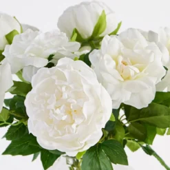 Annabelle White Artificial Flower Bouquet