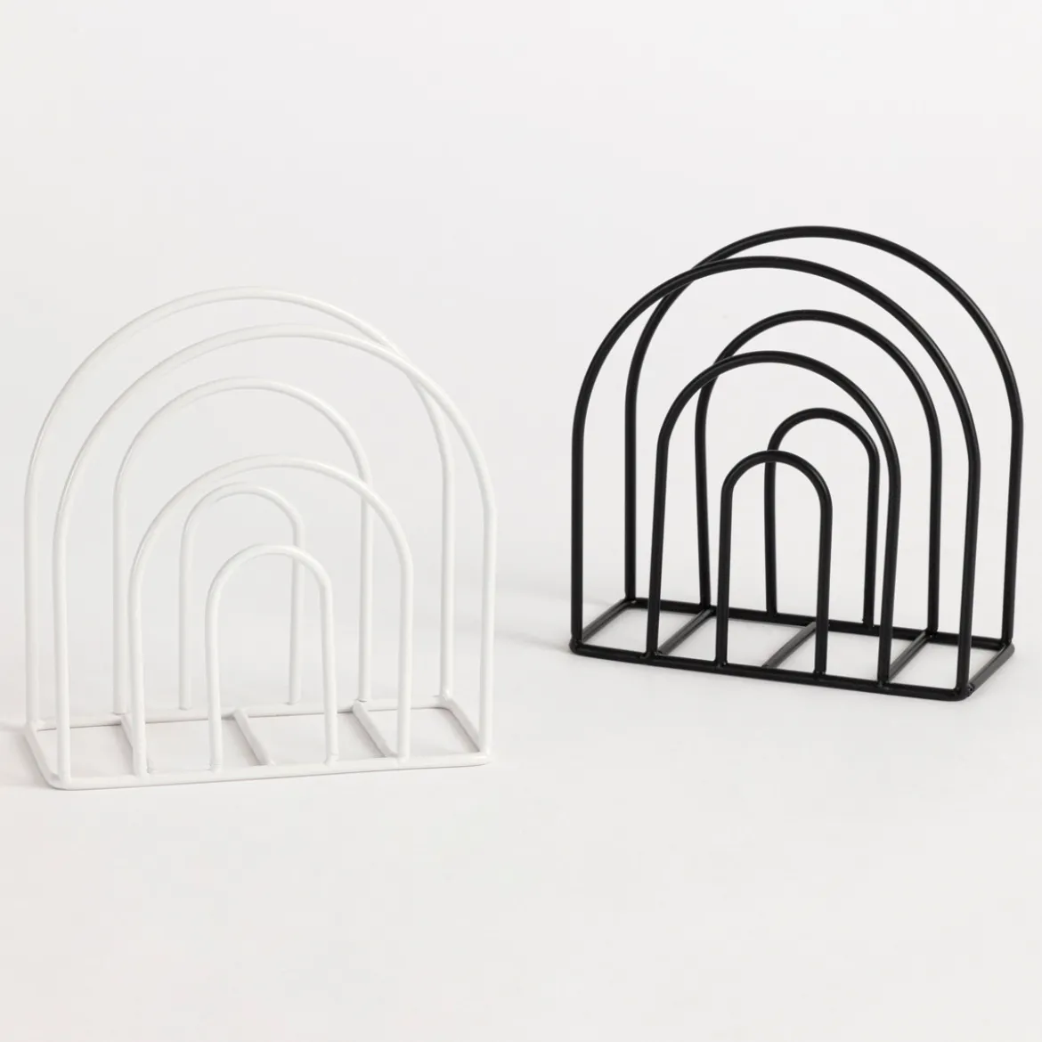 Arc White Napkin Holder