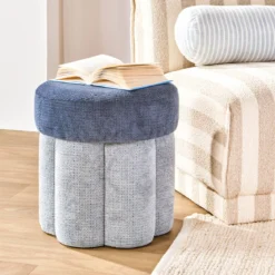 Ariel 2 Tone Ottoman