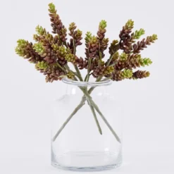 Artificial Burgundy Sedum Burrito Succulent Stem