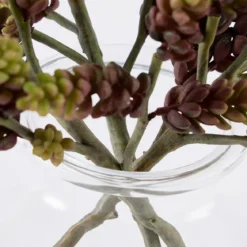 Artificial Burgundy Sedum Burrito Succulent Stem