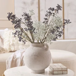 Artificial Frosted Berry Stem