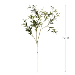 Artificial Fruitless Olive Branch Stem