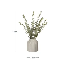 Artificial Sinclaire Eucalyptus Potted Flower