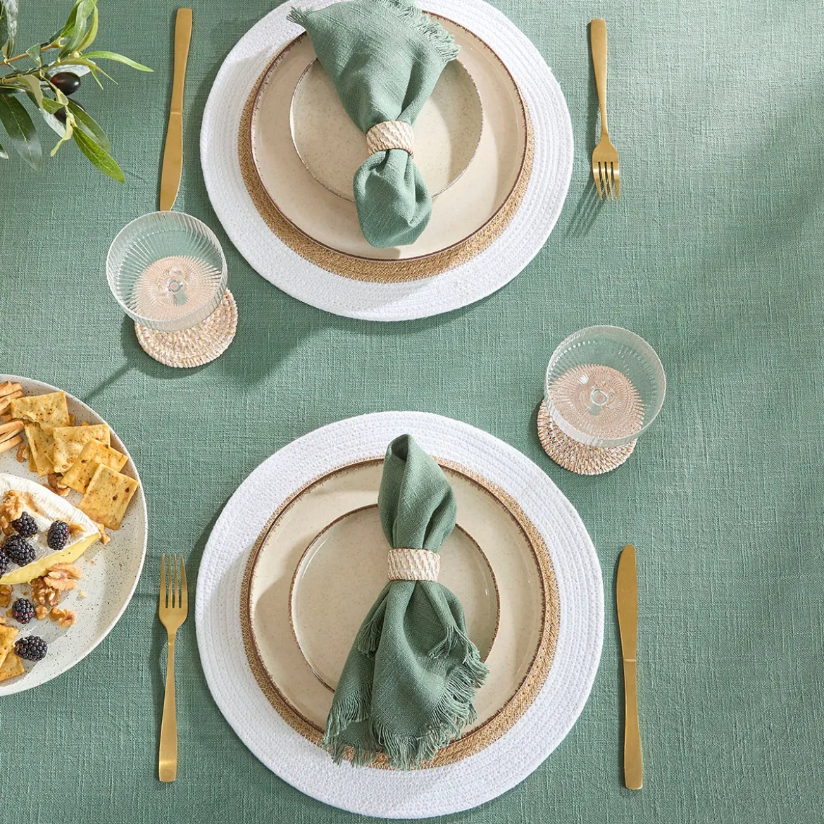 Ashra Fringed Cotton Napkin