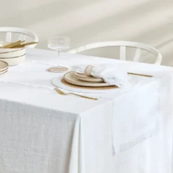 Ashra Fringed Cotton Table Runner