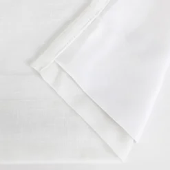 Aspen White Room Darkening Curtains Set of 2