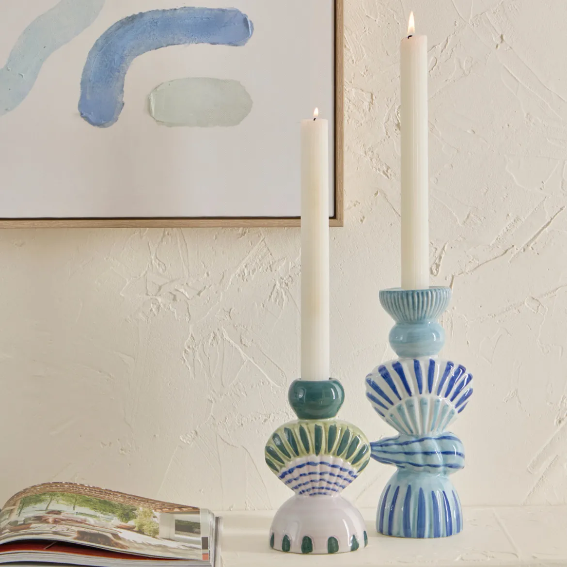 Astra Shell Candle Holder