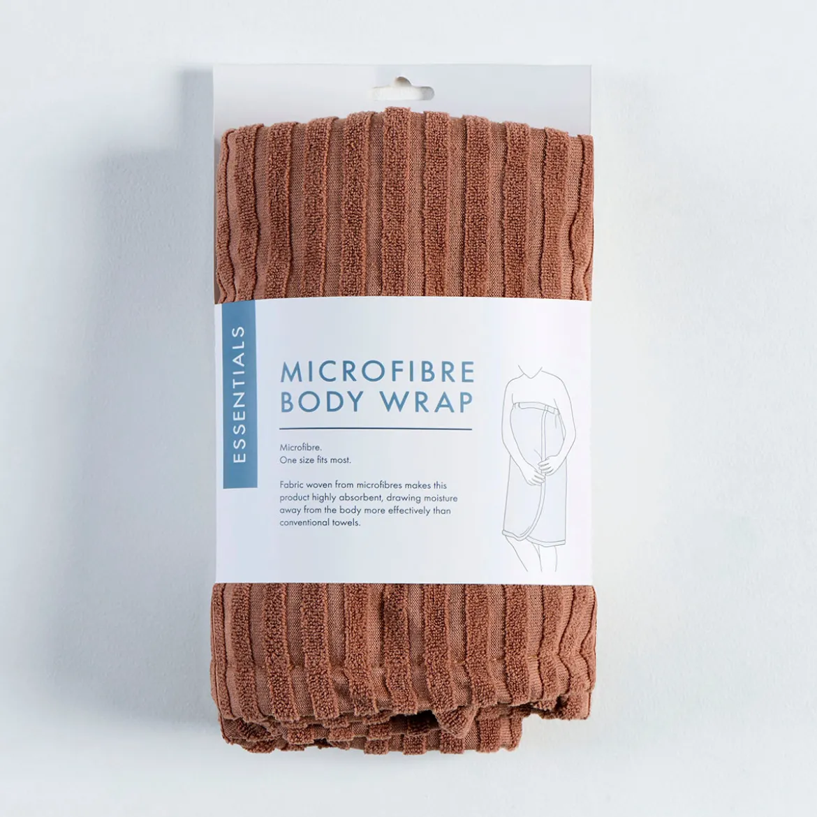 Auden Caramel Stripe Microfibre Towel Wrap Range