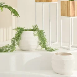 Auden Ribbed Decorative Pot