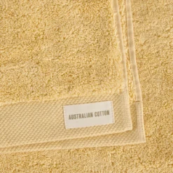 Australian Cotton Butter Lemon Towel Range