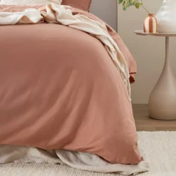 Australian Cotton Caramel Quilt Cover Set