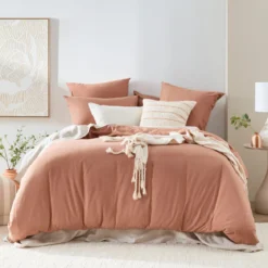 Australian Cotton Caramel Quilt Cover Set