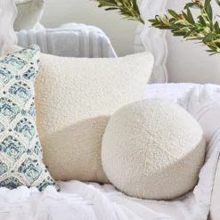 Ava Ball Boucle Cushion