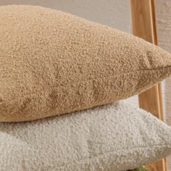 Ava Boucle Caramel Cushion