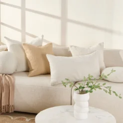 Ava Boucle Caramel Cushion