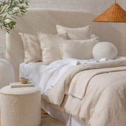 Ava Boucle Natural Bedhead