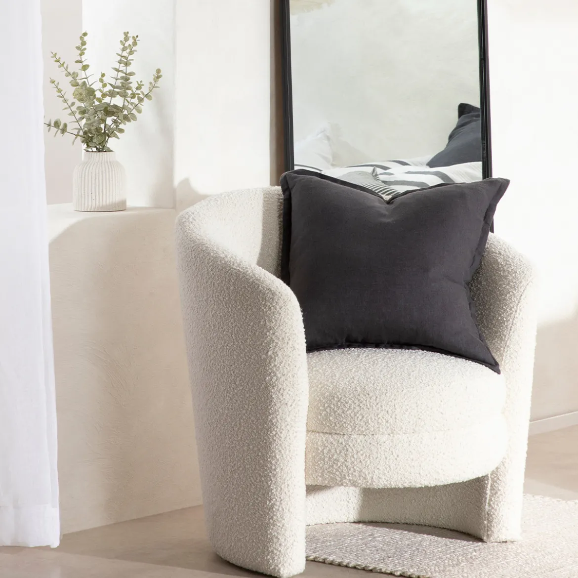 Ava Boucle Occasional Chair