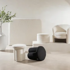 Ava Boucle Occasional Chair