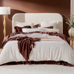Ava Boucle Quilt Cover Set