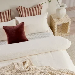 Ava Boucle Quilt Cover Set