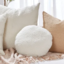 Ava Round Boucle Cushion