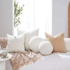 Ava Round Boucle Cushion
