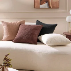 Ava Square Boucle Cushion