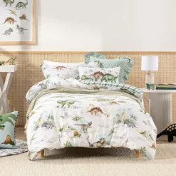 Bad To The Bone Dinosaur Quilt Cover Set