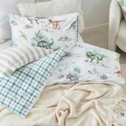 Bad To The Bone Dinosaur Quilt Cover Set