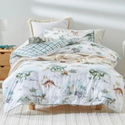 Bad To The Bone Dinosaur Quilt Cover Set