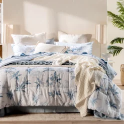 Bahama Palm Reversible Comforter Set