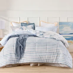 Bahama Palm Reversible Comforter Set