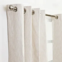 Bailey Extendable Brushed Chrome Rod Set