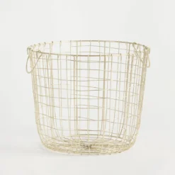 Bailey Gold Wire Basket