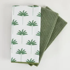 Bali Hai Microfibre Kitchen Towel Set of 3