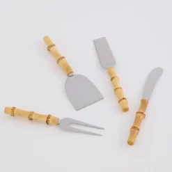 Bamboo Cheese Knife Set of 4