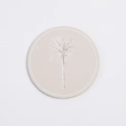 Bangalow Natural Palm Cork Coaster Set of 6