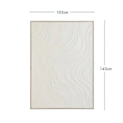 Barchan Framed Textured Wall Art