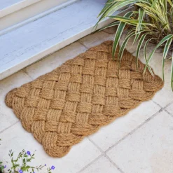 Basketweave Woven Large Doormat
